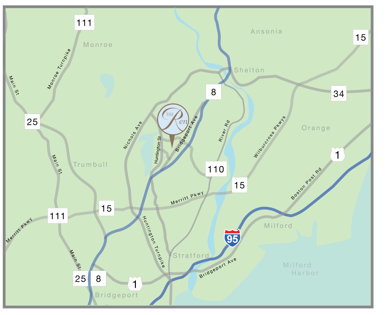 directional map The Ren | Directions